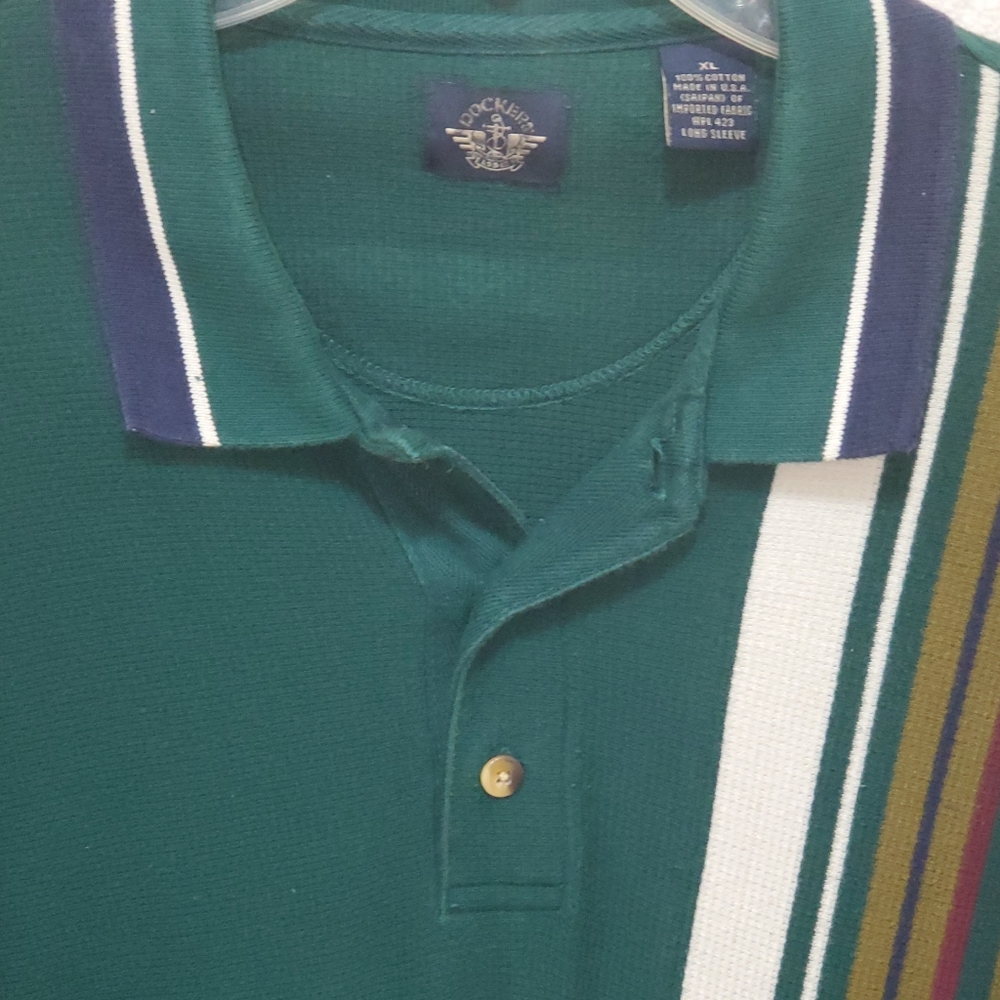 Levi's Dockers XL long sleeved Polo
